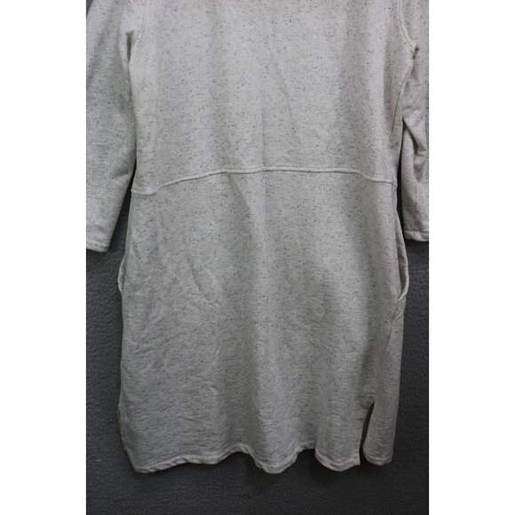 Eileen Fisher Sweatshirt 3/4 Sleeves Dress-Small/Petite-Pockets-Organic Cotton - Picture 9 of 10